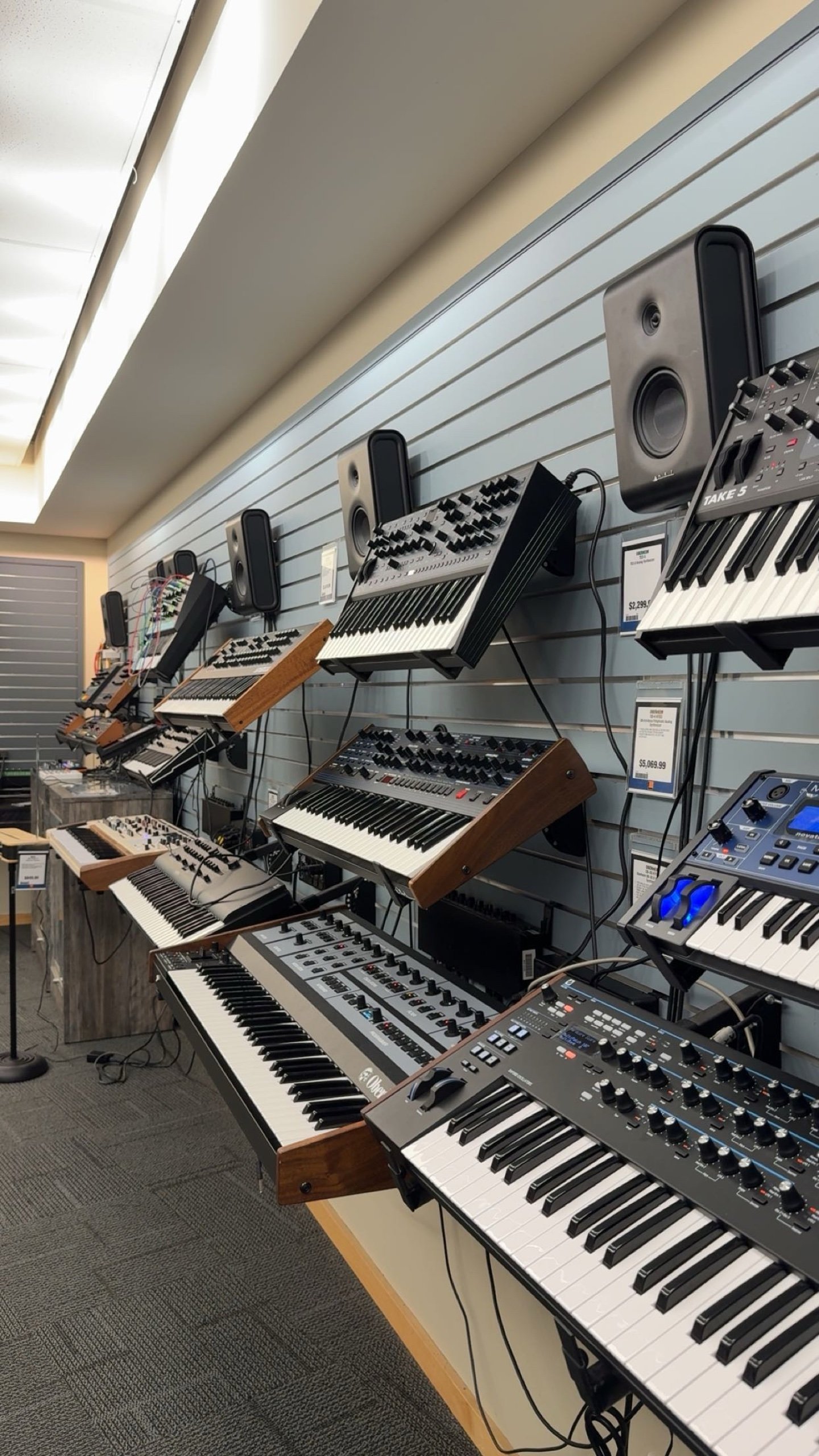 admiring the expensive equipment. hope to get one of these one day.